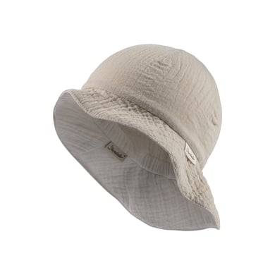 Sterntaler Omkeerbare zonnehoed uni beige