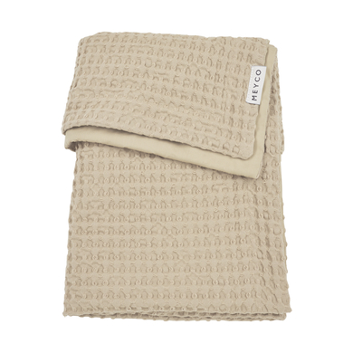 MEYCO Cotton sand Babyfilt våffla 100 x 150 cm