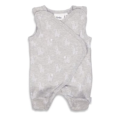Feetje Overall för för tidigt födda barn giraff grå melange