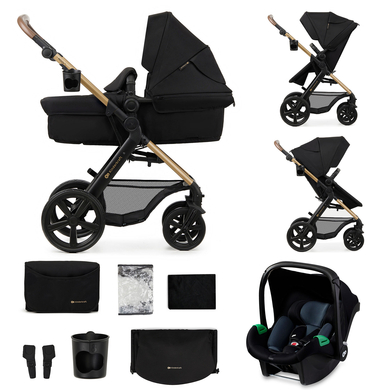 Kinderkraft 3 i 1 MOOV 2 Pure barnvagn Black