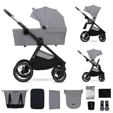 Kinderkraft Platinum Barnvagn 2in1 NEA 2 Grå