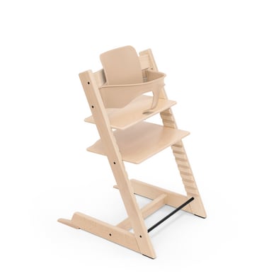 STOKKE® Tripp Trapp® Matstol bok natur inkl. Babyset V2 natur