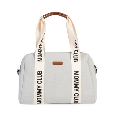 CHILDHOME Mommy Club Changing Bag Signature Canvas Av White