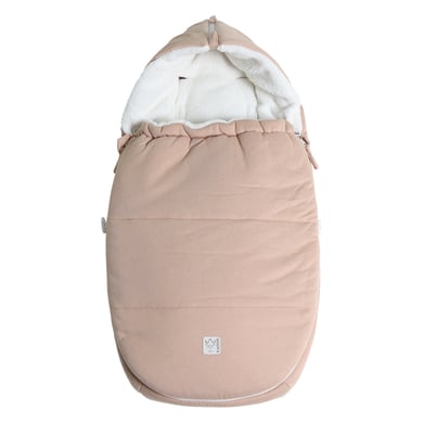 Kaiser Vinterfotmuff för bilbarnstol JERSEY HOOD lera