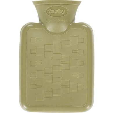 fashy® fickvärmare 0,3 L med vikbart handtag i olivgrönt