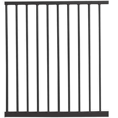BabyDan förlängning för säkerhetsgrind Flex 64,5 cm svart