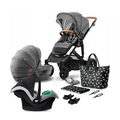 Kinderkraft Kombivagn PRIME 2 3in1 Shadow Grey