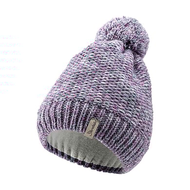 Sterntaler Gorro de punto multicolor morado
