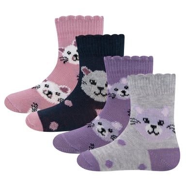 Ewers Calcetines 4-pack gato