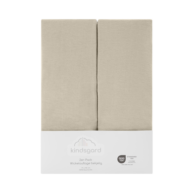 kindsgard Skötbordsunderlägg bekjelig 2-pack 85 x 75 cm beige
