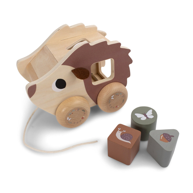 Filibabba juguete para tirar detrás - Henning el erizo