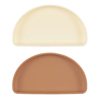 lille VILDE Barntallrik 2 delar i beige/kräm