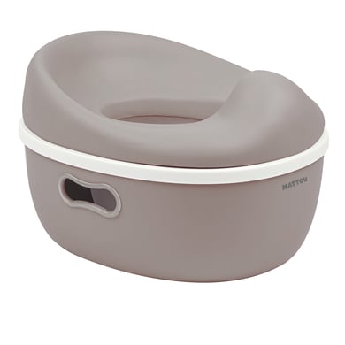 Nattou CARE Lärande potta POTTY 3 i 1 taupe