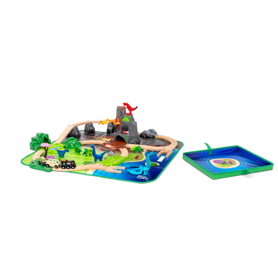 BRIO® WORLD Stazione in legno - Dinosauro Deluxe Set