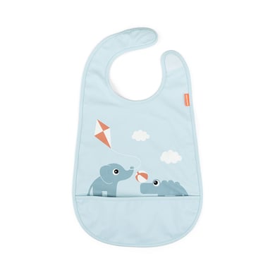 Image of Fatto da Deer™ Bavaglino in velcro Parco giochi blu059