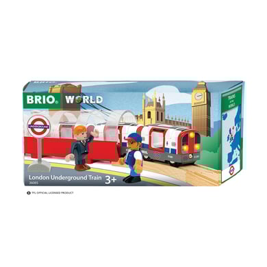 WORLD BRIO® Stazione in legno Metropolitana di Londra con luci e suoni