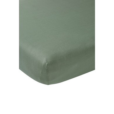Meyco Forest Green Jersey-passformslakan 140 x 200 cm