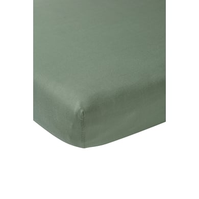 Meyco Forest Green Jersey-passformslakan 120 x 200 cm