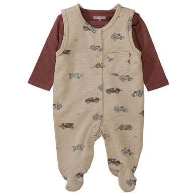 STACCATO nature Romper+skjorta mörk mönstrad