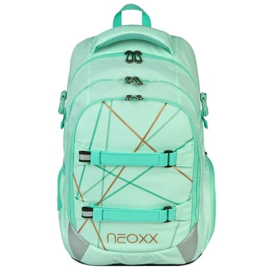 Image of Active Zaino scuola neoxx Pro realizzato con bottiglie in PET riciclate, menta059