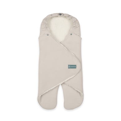 Essential emma & noah lindningsfilt med fötter Beige