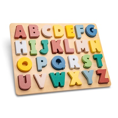 eitech Alfabetpussel versaler pastell