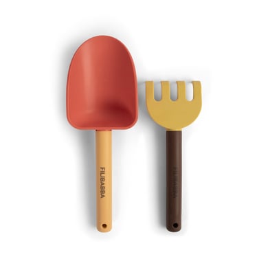 Filibabba strandset spade och kratta - Peach Mix