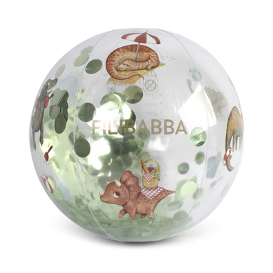 Filibabba pallone da spiaggia Alfie - Coriandoli Dino Beach