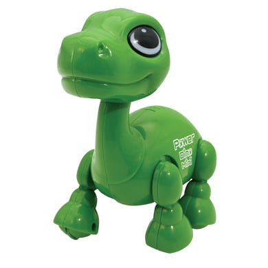 LEXIBOOK Power Puppy Mini - Dino-robot med ljus- och ljudeffekter, handklappningskommando, röstrepetition