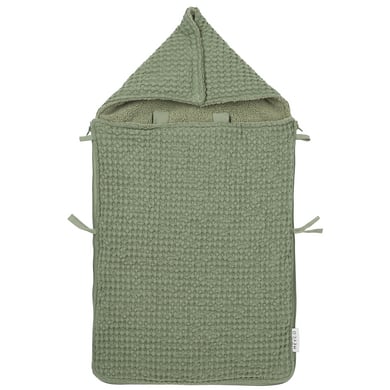 MEYCO Footmuff våffeldyna olive green