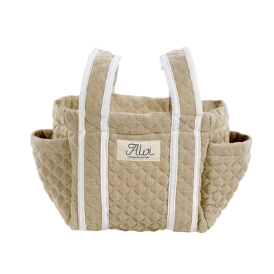 Alvi® Barnvagnshållare Slub Muslin