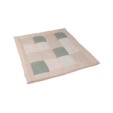 Image of ULLENBOOM Sand Coperta per gattonare Blätterzauber 100x100cm , verde salvia, verde oliva059