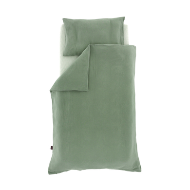 Träumeland Muslin sänglinne salvia grön 100 x 135 cm