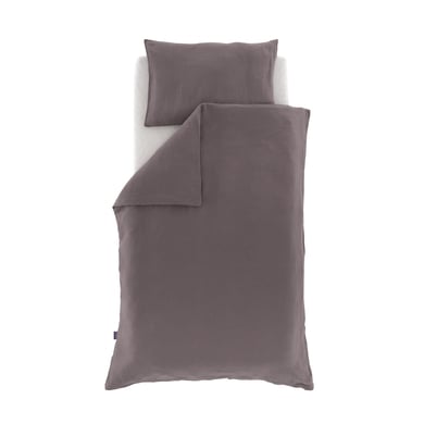 Träumeland Muslin-sängkläder i chokladplommon 100 x 135 cm