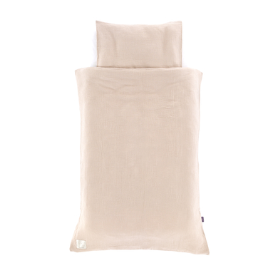 Träumeland Muslin sänglinne beige 100 x 135 cm