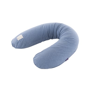Image of Träumeland Copricuscino per allattamento elasticizzato blu screziato 180 cm059