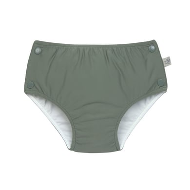LÄSSIG Pannolino da bagno con bottoni a pressione in profondità olive