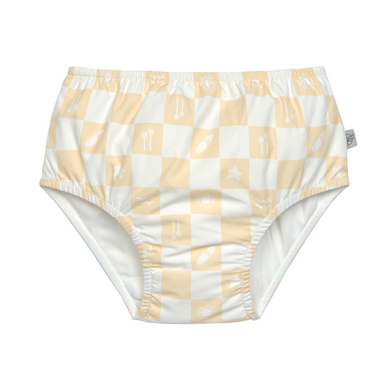 LÄSSIG Pannolini per il nuoto Check Pattern vaniglia/sale marino