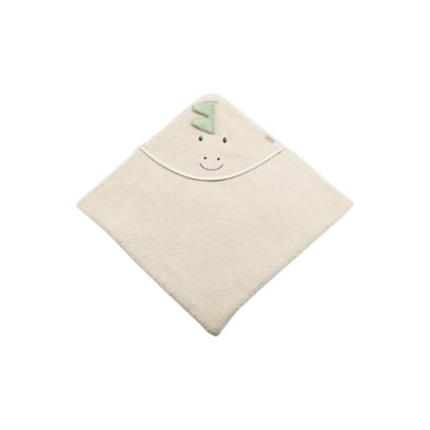 Sterntaler Badcape 100 x 100 cm Dino Rexi beige