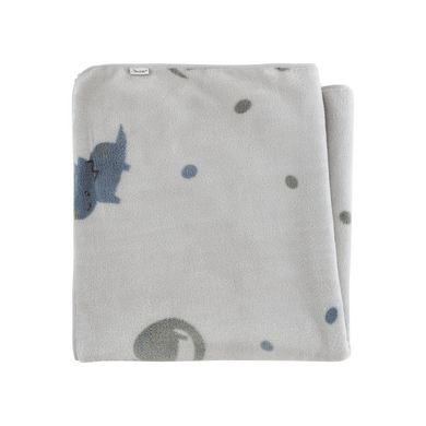Sterntaler Coperta Dino Rexi grigio blu 100 x 75 cm