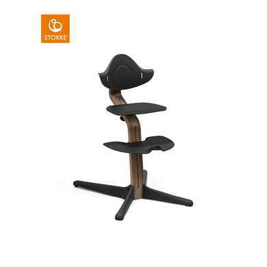 STOKKE® Nomi® Matstol valnöt / svart