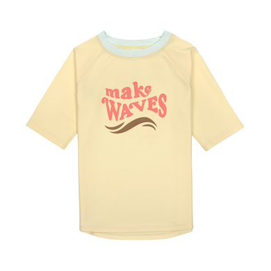 LÄSSIG Camicia bambini manica corta Make Waves vanilla