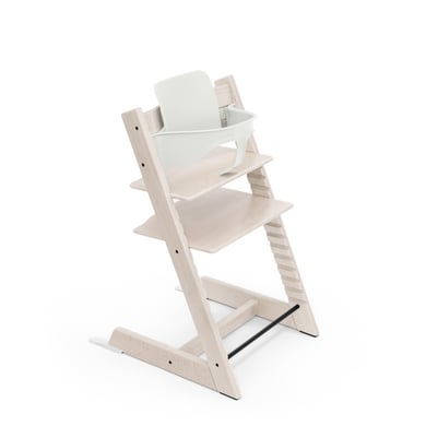 Image of STOKKE® Tripp Trapp® Sedia - Faggio biancowash incl. Baby Set V2 bianco059