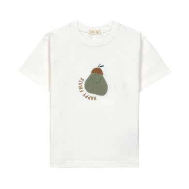 LÄSSIG T-shirt Jersey GOTS Päron milky
