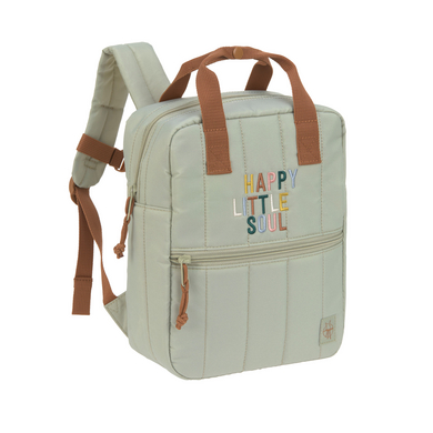 LÄSSIG Mini Square Ryggsäck Little Gang light khaki