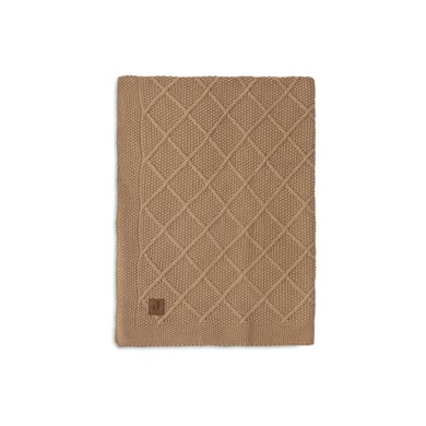 Image of jollein Coperta Check Knit Biscuit 100 x 150 cm059
