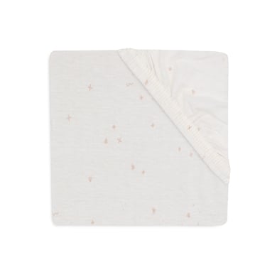 jollein Lenzuolo a pieghe in jersey 60x120cm - Twinkling - Wild Rose