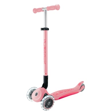 Image of GLOBBER LIGHTS PRIMO FOLDABLE PLUS rosa pastello, con ruote luminose059