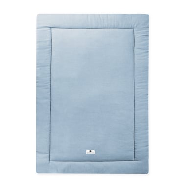 JULIUS ZÖLLNER Lekmatta muslin denim 95 x 135 cm