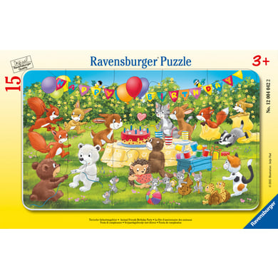 Image of Ravensburger Puzzle a cornice Festa di compleanno con animali059